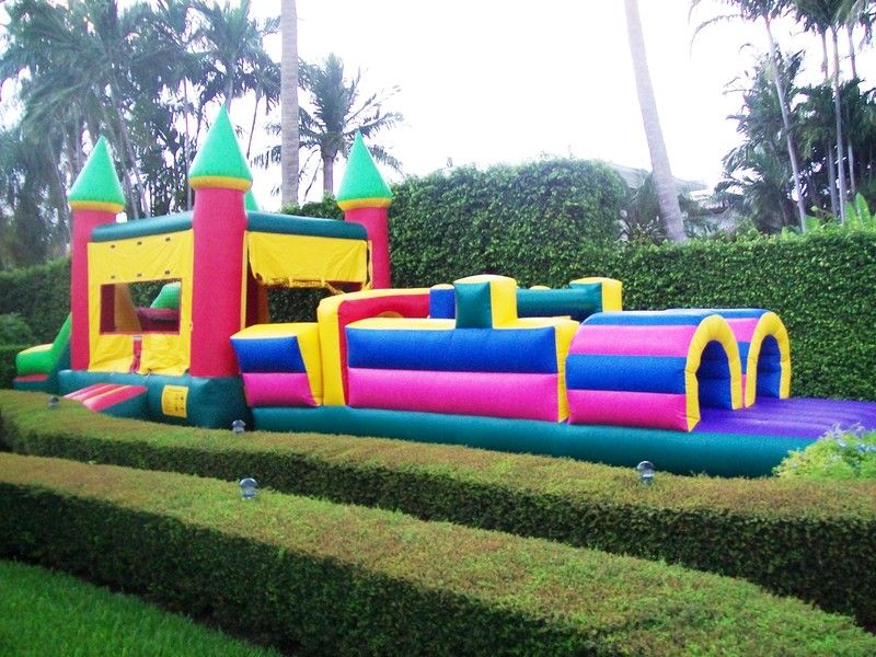 3 in 1 Bouncer and Small Obstacle rental in Miami, Broward and Palm Beach