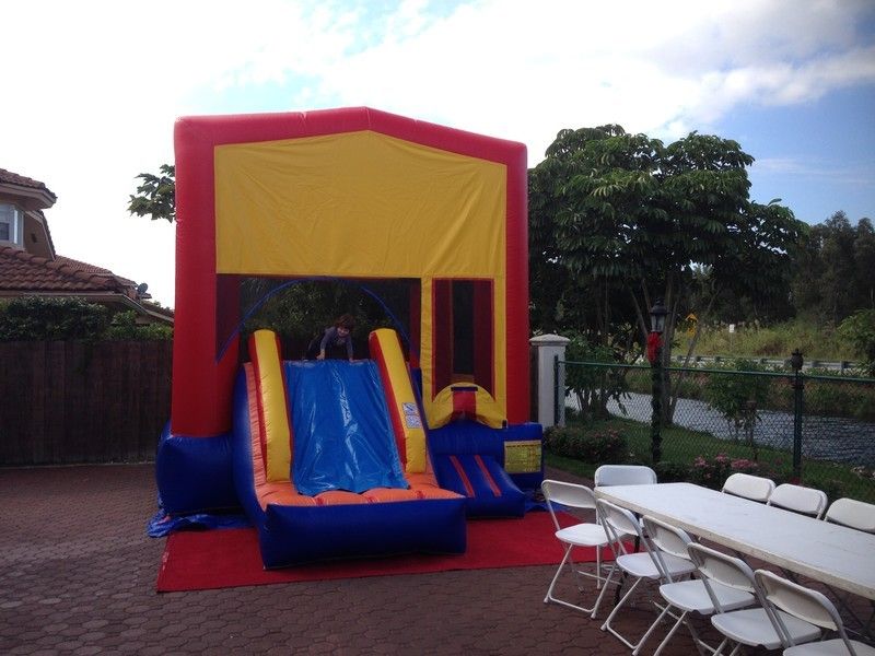 Bounce House Front Slide rental in Miami, Broward and Palm Beach