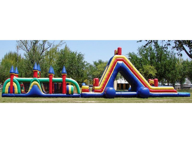 Enormous Inflatable Obstacle Course rental in Miami, Broward and Palm Beach