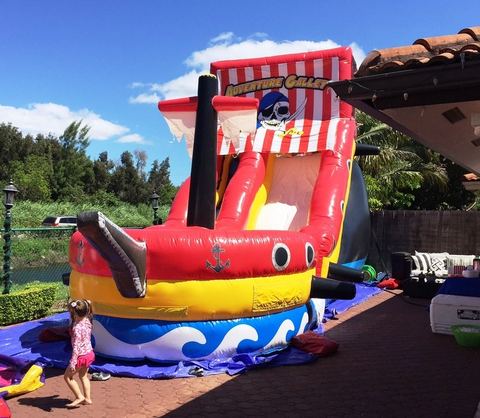 Galley Inflatable Dry Slide rental