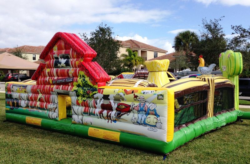 Inflatable Farm rental in Miami, Broward and Palm Beach