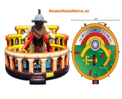 Inflatable Gladiator rental
