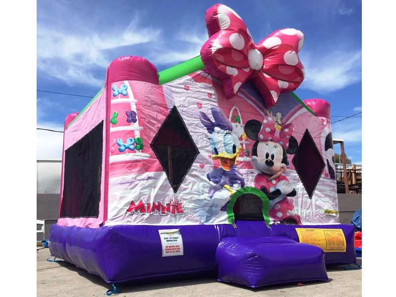 Minnie and Daisy Bounce House rental in Miami, Broward and Palm Beach