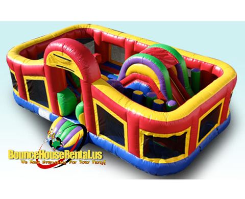 Multicolor Inflatable Playground rental