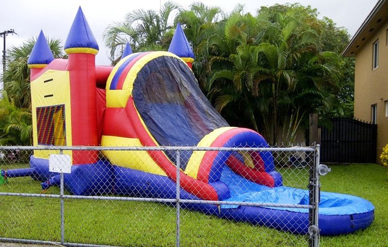 Super Bounce House Water Slide rental in Miami, Broward and Palm Beach