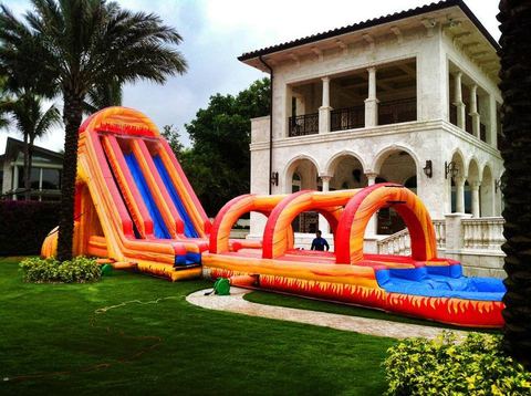 Volcano Water Slider rental